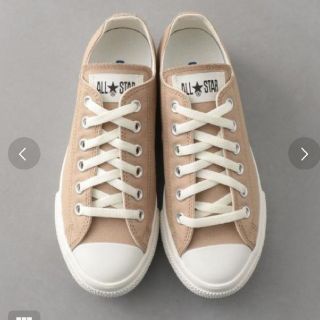 コンバース(CONVERSE)の【新品】CONVERSE オールスター ライト PLTS/ベージュ 24.5(スニーカー)