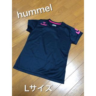 ヒュンメル(hummel)のhummel レディース ネイビーTシャツ(Tシャツ(半袖/袖なし))