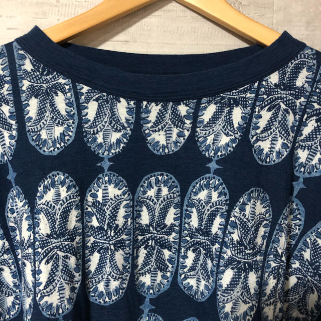 45rpm - 45rpm☆インディゴ抜染プリント BIG Tシャツ の通販 by けい ... 45rpm★インディゴ抜染プリント BIG Tシャツ