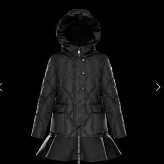 モンクレール(MONCLER)のMoncler VAULOGETTE モンクレール フリルBlack サイズ0(ダウンジャケット)