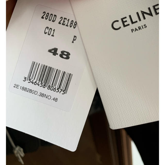 celine(セリーヌ)のaucom様専用！！！　セリーヌ19AW  パテッドレーサー　ラムレザー　48 メンズのジャケット/アウター(レザージャケット)の商品写真