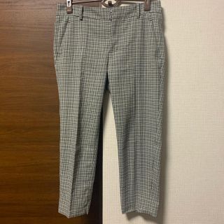 ザラ(ZARA)のテーパードパンツ チェックパンツ(クロップドパンツ)