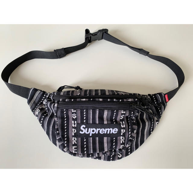 Supreme Woven Stripe Waist Bag