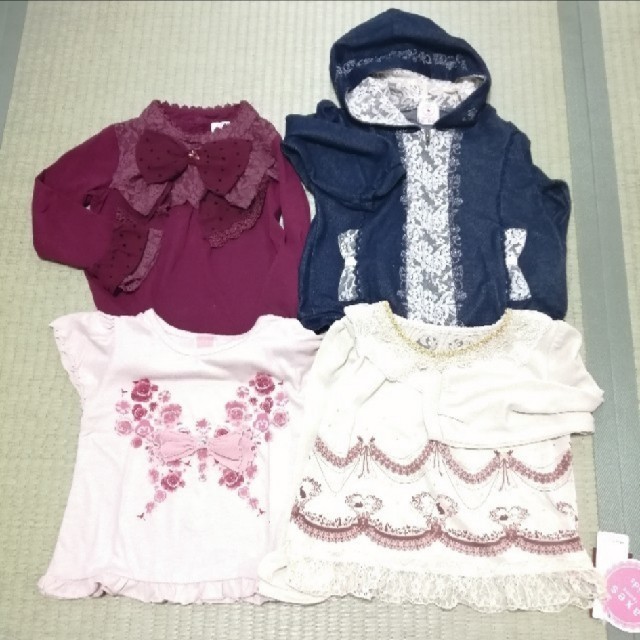 axes femme(アクシーズファム)の新品タグ付き有＊axes femme kids＊15点まとめ売り キッズ/ベビー/マタニティのキッズ服女の子用(90cm~)(その他)の商品写真