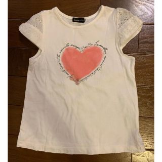 ベベ(BeBe)のレース袖Tシャツ(Tシャツ/カットソー)