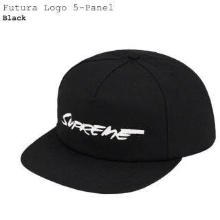 シュプリーム(Supreme)のSupreme Futura Logo 5 Panel 黒　国内正規品　新品(キャップ)