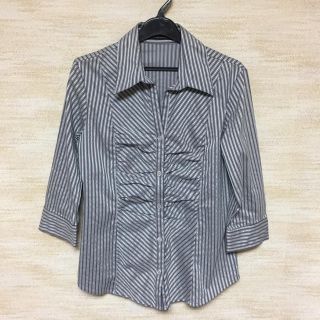 シマムラ(しまむら)のグレー系のブラウス(シャツ/ブラウス(長袖/七分))