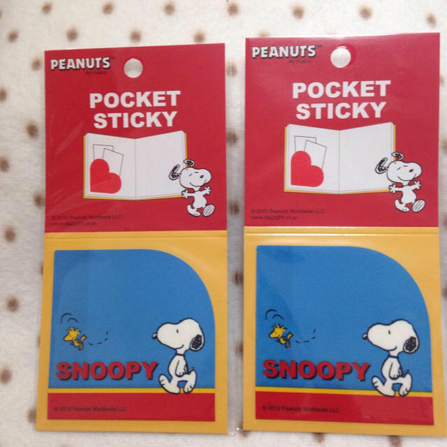 SNOOPY(スヌーピー)のスヌーピー ポケット ふせん エンタメ/ホビーのアニメグッズ(その他)の商品写真