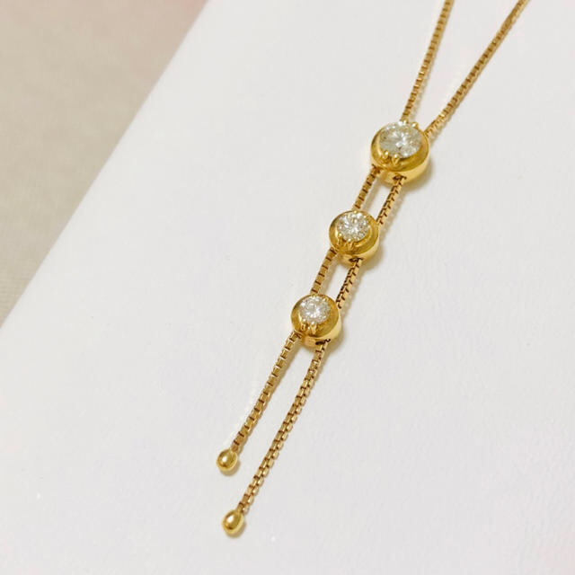 TASAKI | K18 ダイヤモンドネックレス トリロジー 0.56ct - ネックレス