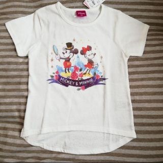 ディズニー(Disney)の【新品】ディズニー　Tシャツ　120　ミッキー　ミニー　Disney(Tシャツ/カットソー)