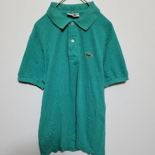 ラコステ(LACOSTE)のCHEMISELACOSTEタグ　半袖ポロシャツ　ワンポイントロゴ(ポロシャツ)