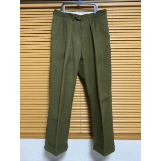 コモリ(COMOLI)の希少品　NEAT 1955’sチェコ軍 テントクロス WIDE ニート 48(スラックス)