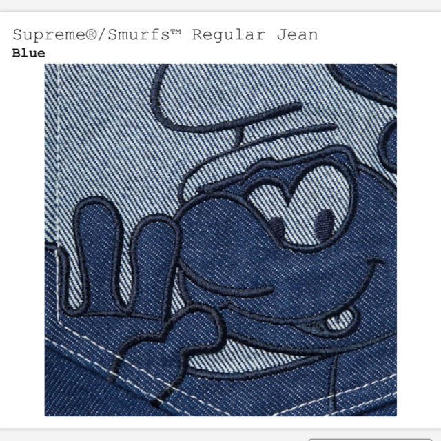 Supreme Smurfs Regular Jean Indigo 32
