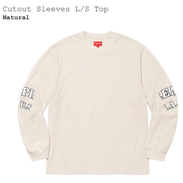 supreme Cutout Sleeves L/S Top SサイズTシャツ/カットソー(七分/長袖)