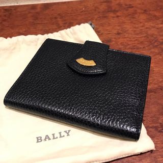 バリー(Bally)のBALLY バリー ヴィンテージ　レディース　型押しレザー　二つ折り財布　美品(財布)