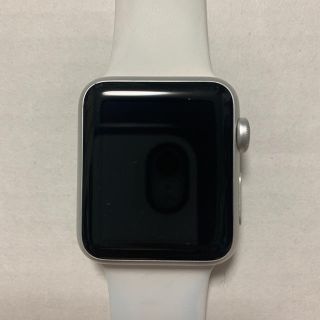 アップルウォッチ(Apple Watch)のApple Watch アップルウォッチ　初代ホワイト　38mm スポーツバンド(腕時計(デジタル))