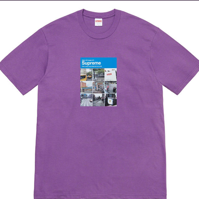 Supreme シュプリーム Verify Tee Purple 紫 Mサイズ