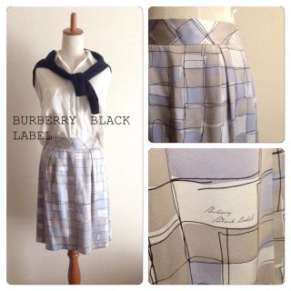 バーバリー(BURBERRY)のプリントスカート(ひざ丈スカート)