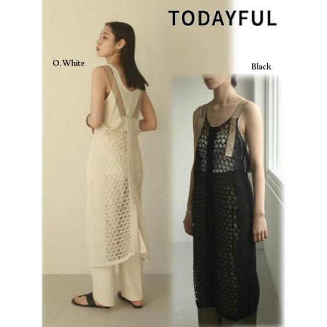 TODAYFUL(トゥデイフル)のtodayful メッシュニットドレス レディースのワンピース(ロングワンピース/マキシワンピース)の商品写真