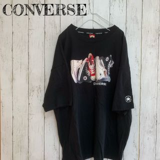 コンバース(CONVERSE)の美品 ビッグサイズ コンバース オールスター プリント Tシャツ(Tシャツ/カットソー(半袖/袖なし))