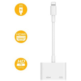 2020最新版 iPhone HDMI 変換アダプタ ライトニング(映像用ケーブル)
