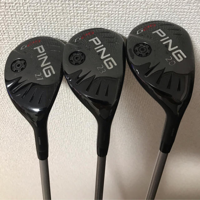 PING G25 ハイブリッド 3本セット 20° 23° 27°