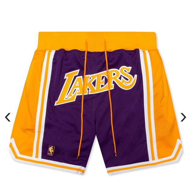 MITCHELL & NESS(ミッチェルアンドネス)のJUST DON x Mitchell&Ness LAKERS Shorts メンズのパンツ(ショートパンツ)の商品写真