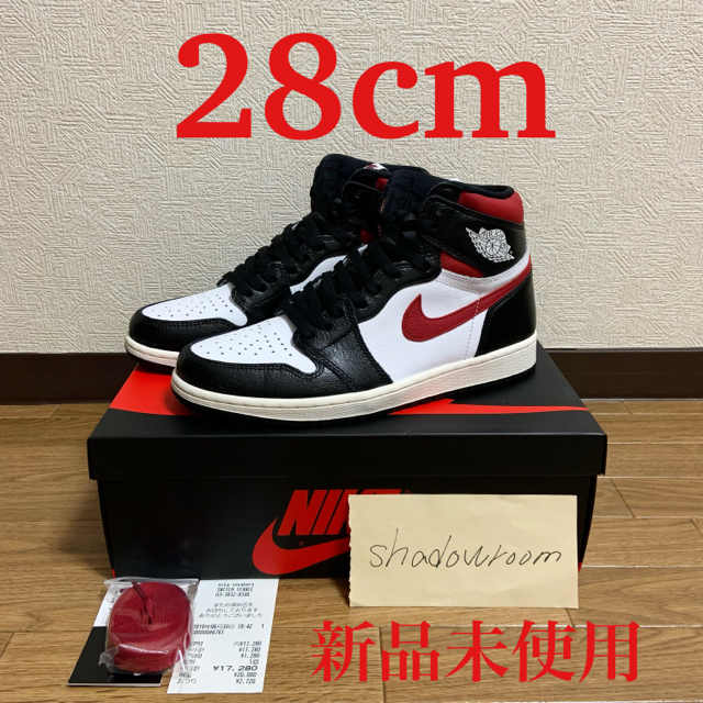 靴/シューズair jordan 1 gym red ジムレッド 28cm us10