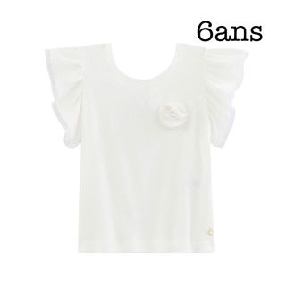 プチバトー(PETIT BATEAU)の★セール★ プチバトー 6ans リネン半袖Tシャツ　(Tシャツ/カットソー)