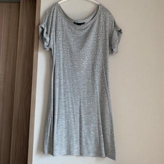 アルマーニエクスチェンジ(ARMANI EXCHANGE)のアルマーニエクスチェンジ　スタッズTシャツ　ワンピ　(Tシャツ(半袖/袖なし))