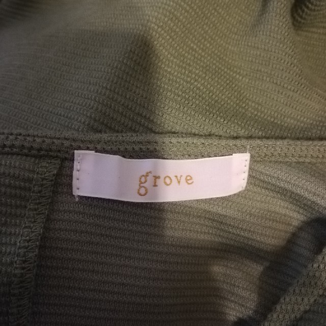 grove(グローブ)の【grove】半袖ワンピース レディースのワンピース(ひざ丈ワンピース)の商品写真