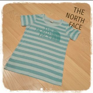 ザノースフェイス(THE NORTH FACE)の＊美品＊THE NORTH FACETボーダーTシャツ＊(Tシャツ(半袖/袖なし))