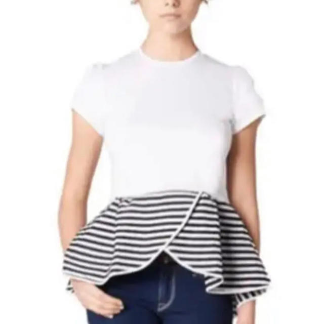 BORDERS at BALCONY PEPLUM TEE 38