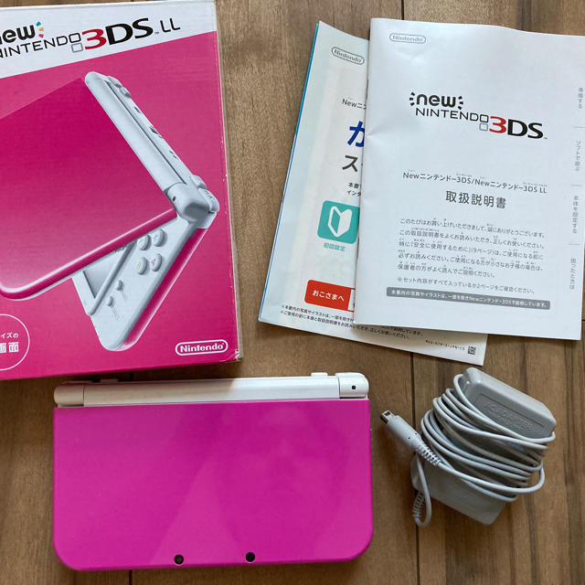 Nintendo 3DS NEW ニンテンドー 本体 LL ピンク/ホワイト