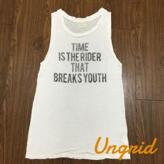 アングリッド(Ungrid)のUngrid☆ロゴタンク(Tシャツ(半袖/袖なし))