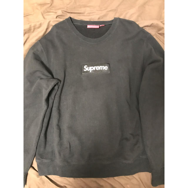 supreme box logo ボックスロゴ クルーネック 15aw