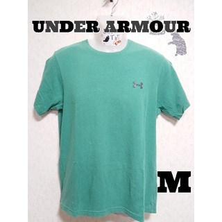 アンダーアーマー(UNDER ARMOUR)の【M】under armour Tシャツ（グリーン）※古着(Tシャツ/カットソー(半袖/袖なし))
