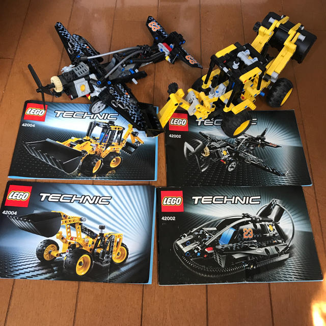 Lego(レゴ)のLEGO 42002    42004 ショベルカー　飛行機 キッズ/ベビー/マタニティのおもちゃ(積み木/ブロック)の商品写真