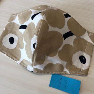 マリメッコ(marimekko)の立体タイプ　インナーマスク　ベージュ11(その他)