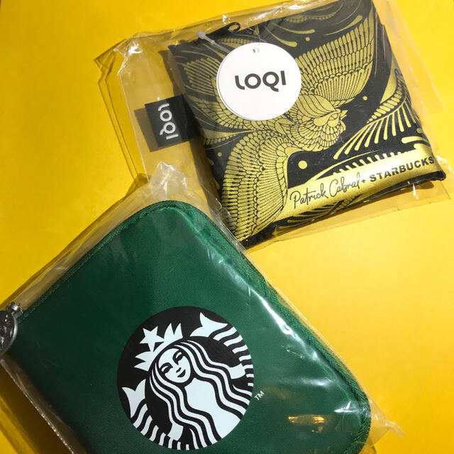 Starbucks Coffee(スターバックスコーヒー)の【匿名配送！希少！新品】スターバックス★エコバッグ２個セット メンズのバッグ(エコバッグ)の商品写真