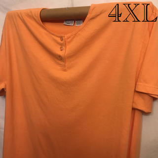 Carolina ヘンリーネック　Ｔシャツ　4XL(Tシャツ(半袖/袖なし))