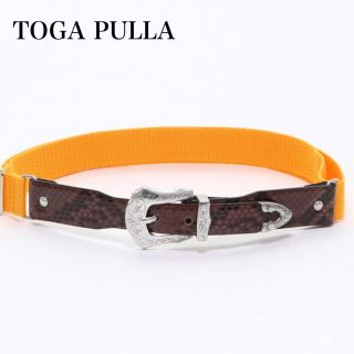 トーガ(TOGA)の【新品】TOGA PULLA トーガ プルラ レザーベルト ナイロン(ベルト)