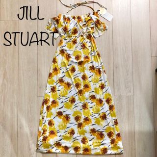 ジルスチュアート(JILLSTUART)の新品 ジルスチュアート 水陸両用 水着 ロング ワンピース リゾートドレス YL(水着)