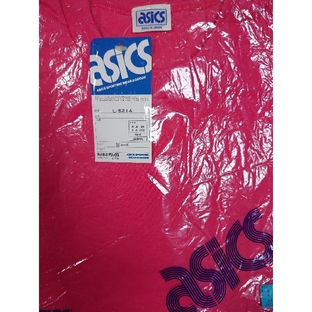 asics(アシックス)の【L】 asics Tシャツ（ローズ） メンズのトップス(Tシャツ/カットソー(半袖/袖なし))の商品写真