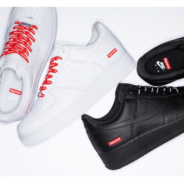 27㎝ Supreme Nike Air Force 1 Low White 白