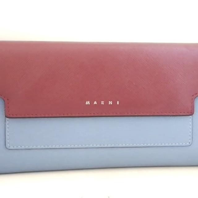 Marni(マルニ)のMARNI(マルニ) 長財布 - パープル レザー レディースのファッション小物(財布)の商品写真