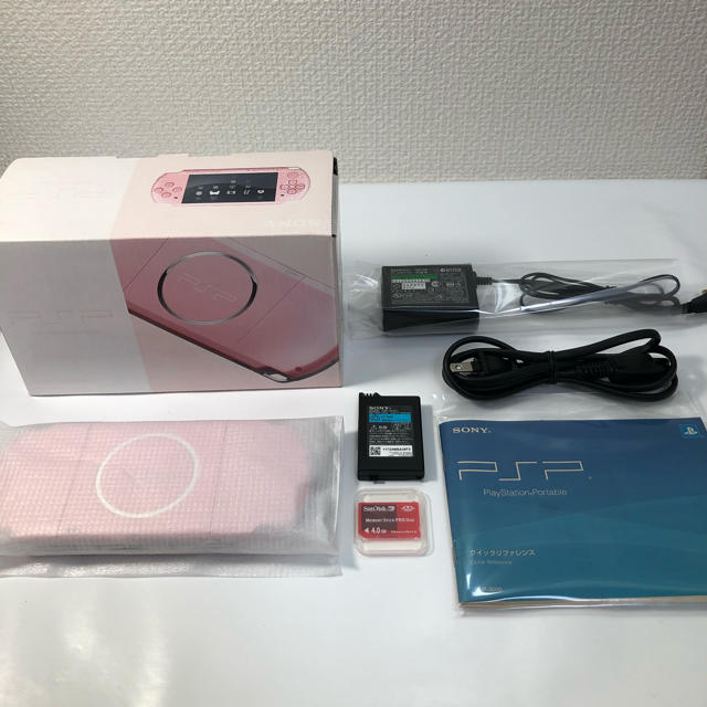 ◉ほぼ未使用!☆液晶傷なし! PSP-3000 BLOSSOM PINK 送料込 ◉ほぼ未使用!☆液晶傷なし! PSP-3000 BLOSSOM PINK 送料込