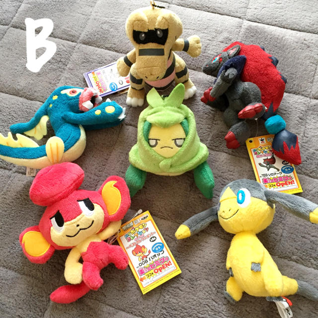 ポケモンぬいぐるみキーホルダー♡セットの通販 by こへ's shop ポケモンぬいぐるみキーホルダー♡セットの通販 by こへ's shop