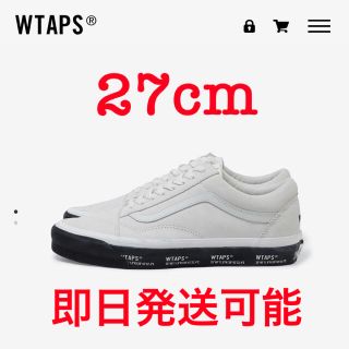 ダブルタップス(W)taps)のWTAPS VANS OG OLD SKOOL LX WHITE 27cm(スニーカー)