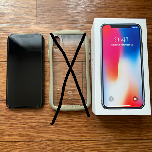 iphoneX 256GB (箱無し)iphone